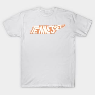 Tennessee Orange Bubble Outline T-Shirt